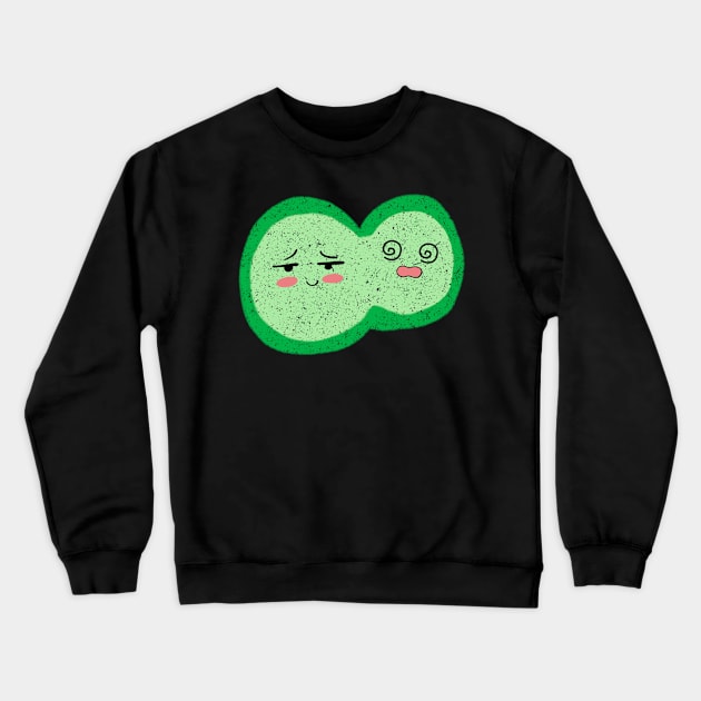 Cute Bacteria Microbes Crewneck Sweatshirt by labstud